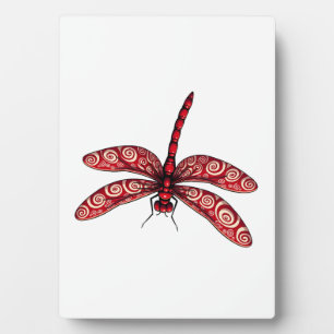Pfefferminz-Swirlen-Libelle Fotoplatte