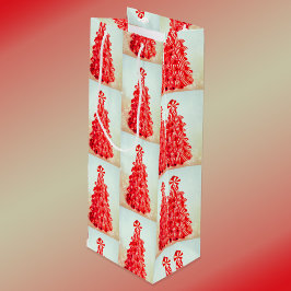 Pfefferminzbaum (klein, mittel, Wein) Geschenktasc Geschenktüte Für Weinflaschen