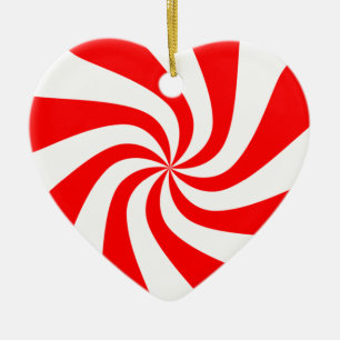Pfefferminzbonbons Keramikornament