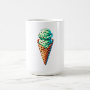 Pfefferminzeis Kaffeetasse
