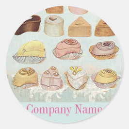 Pfefferminzkekse aus Süßkartoffeln Runder Aufkleber