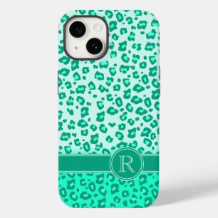 Pfefferminzprägegehäuse aus Leopard Case-Mate iPhone 14 Hülle