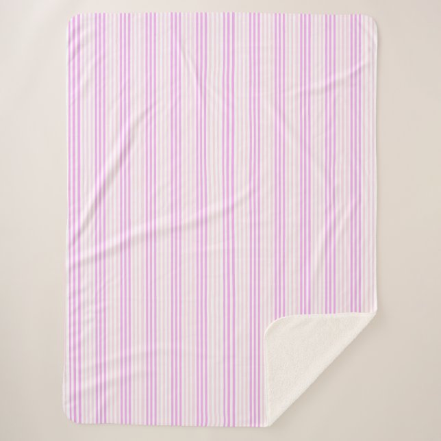 Pfefferminzstreifen Sherpadecke (Vorderseite)