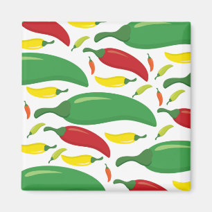 Pfeffermuster aus Chili Magnet