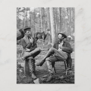 Pfeifen aus dem Bürgerkrieg, 1864 Postkarte