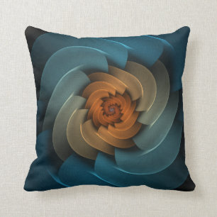 Pfeifen im dunklen Türkis u. in dem orange Kissen