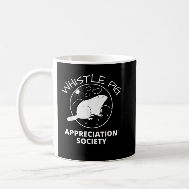 Pfeifenaufwertungsgesellschaft - Groundhog Kaffeetasse (Links)