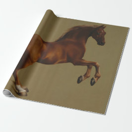 Pfeifenjacke das Pferd (von George Stubbs) Geschenkpapier