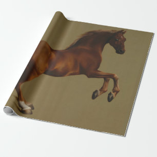 Pfeifenjacke das Pferd (von George Stubbs) Geschenkpapier