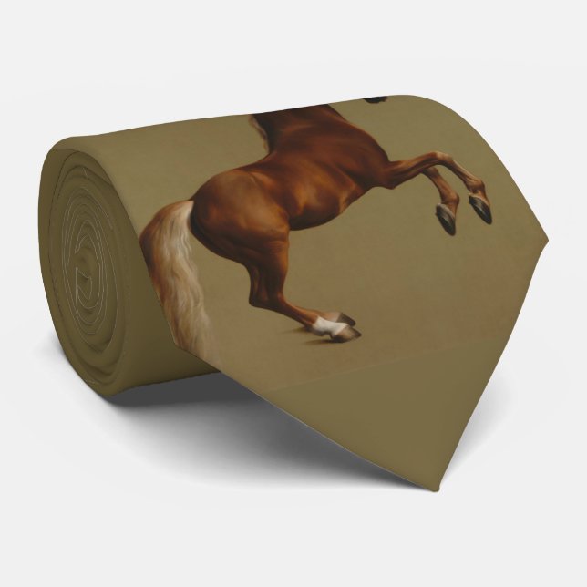 Pfeifenjacke das Pferd (von George Stubbs) Krawatte (Gerollt)