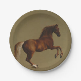 Pfeifenjacke das Pferd (von George Stubbs) Pappteller
