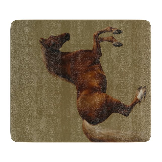 Pfeifenjacke das Pferd (von George Stubbs) Schneidebrett (Vorderseite)