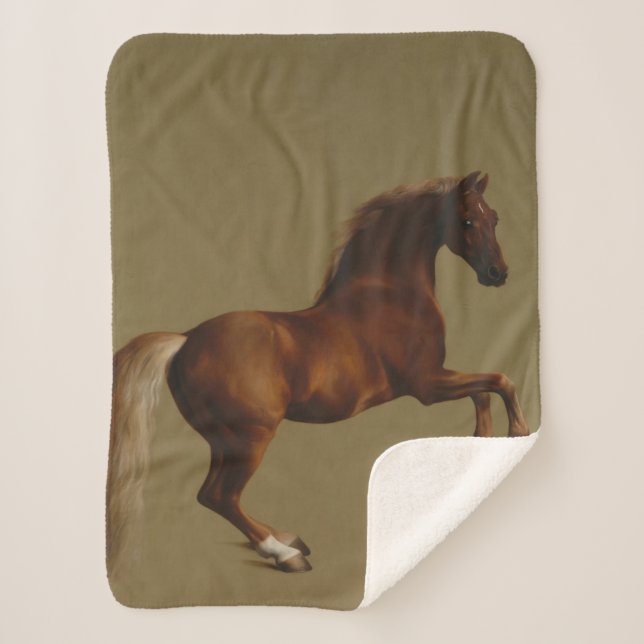 Pfeifenjacke das Pferd (von George Stubbs) Sherpadecke (Vorderseite)