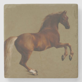 Pfeifenjacke das Pferd (von George Stubbs) Steinuntersetzer