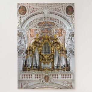 Pfeifenorgel in Passau Kathedrale, Deutschland Puzzle