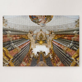 Pfeifenorgel in Weingarten Basilika, Deutschland Puzzle