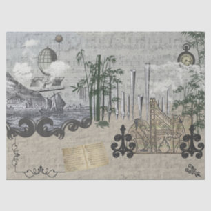 Pfeifenorgel-Luftschloss Seidenpapier