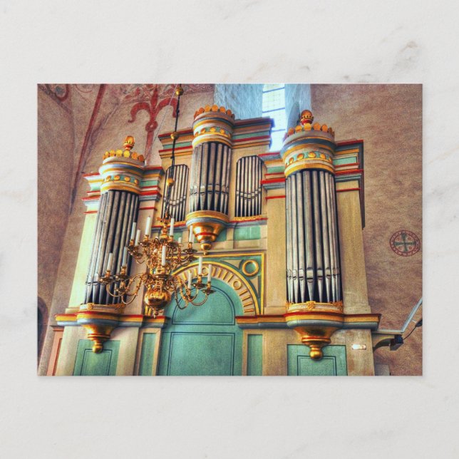 Pfeifenorgel Postkarte (Vorderseite)