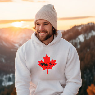 Pfeifer-KanadaRotahorn-Blatt-Farbe 1975 Hoodie