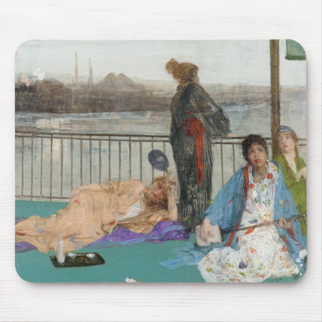 Pfeifer - Variationen in Farbe und Grün Mousepad (Vorne)