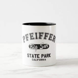 Pfeiffer Big Sur Staat Park, Kalifornien Zweifarbige Tasse