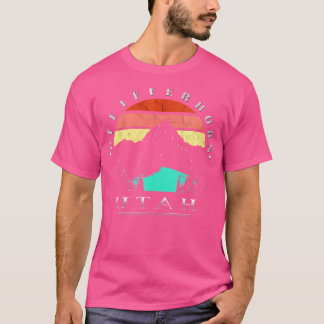 Pfeifferhorn Utah Wandern Vintager Sonnenuntergang T-Shirt