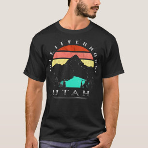 Pfeifferhorn Utah Wandern Vintager Sonnenuntergang T-Shirt