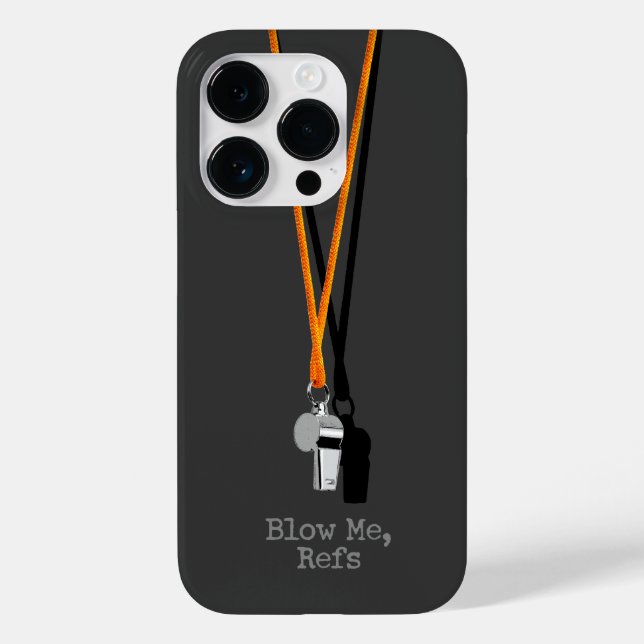 Pfeift mich aus, Schiris Case-Mate iPhone Hülle (Rückseite)