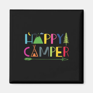 Pfeil Camper Glücklicher Sommercamp Camping-Gesche Magnet