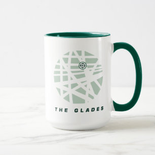 Pfeil   Die Stadtkarte von Glades Tasse