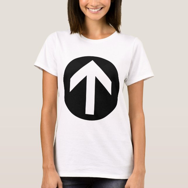 Pfeil-Diskette T-Shirt (Vorderseite)