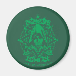 Pfeil   Emerald Archer Graphic Magnet