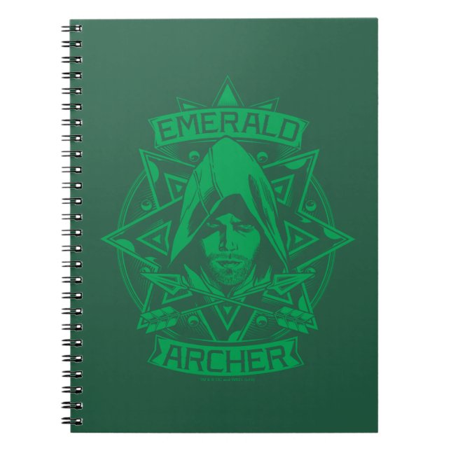 Pfeil | Emerald Archer Graphic Notizblock (Vorderseite)