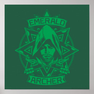 Pfeil   Emerald Archer Graphic Poster