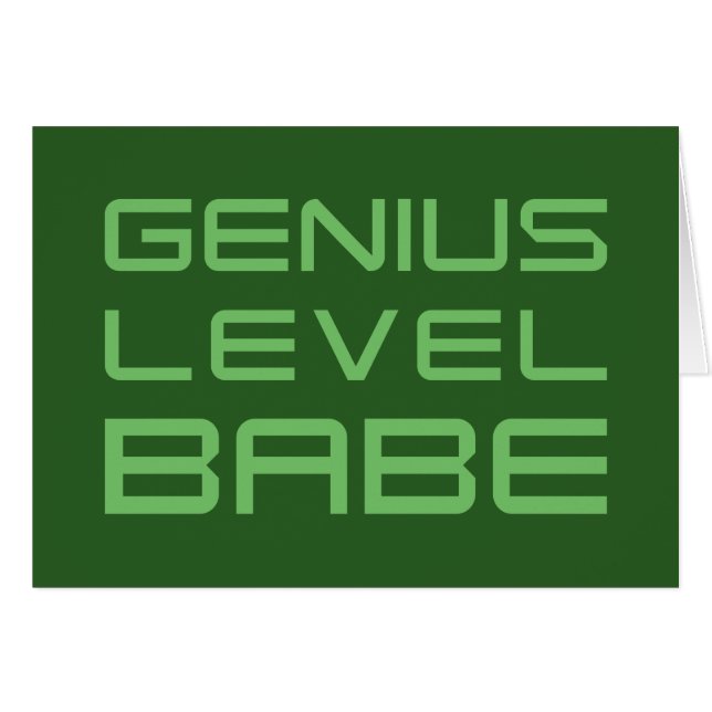 Pfeil | Geniale Level Babe (Vorderseite (Horizontal))