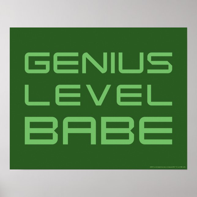 Pfeil | Geniale Level Babe Poster (Vorne)