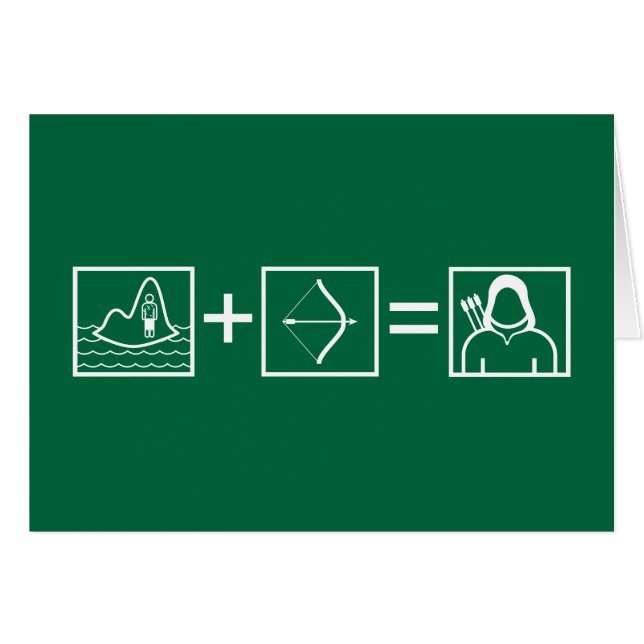Pfeil | Green Arrow Equation (Vorderseite (Horizontal))