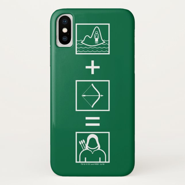 Pfeil | Green Arrow Equation Case-Mate iPhone Hülle (Rückseite)