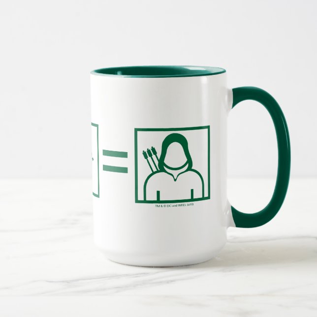 Pfeil | Green Arrow Equation Tasse (Rechts)