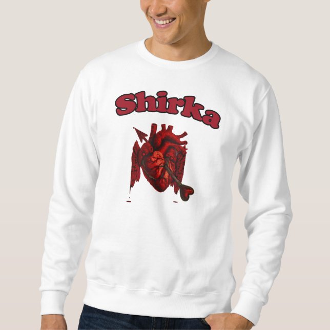 Pfeil im Herzen Sweatshirt (Vorderseite)