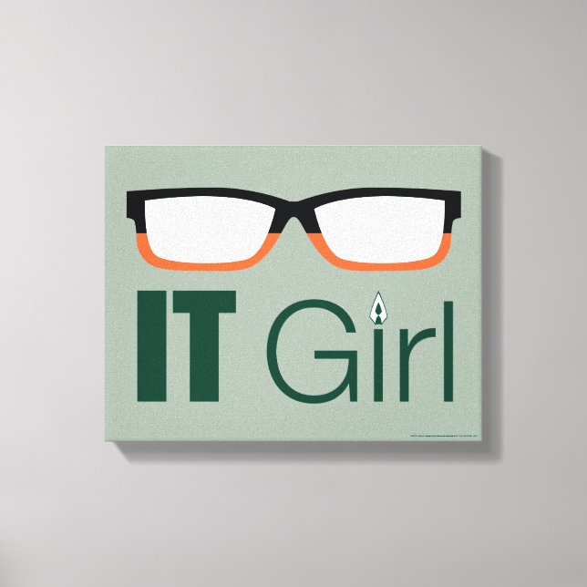 Pfeil | IT Girl Glasses Graphic Leinwanddruck (Vorderseite)
