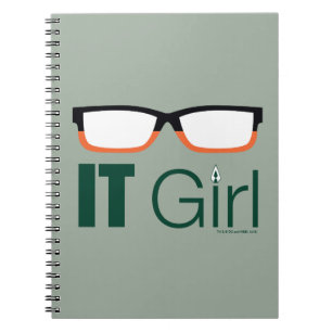 Pfeil   IT Girl Glasses Graphic Notizblock
