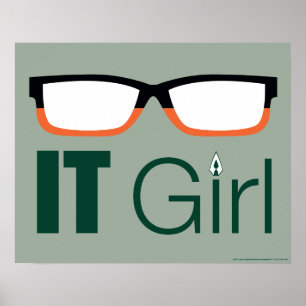 Pfeil   IT Girl Glasses Graphic Poster