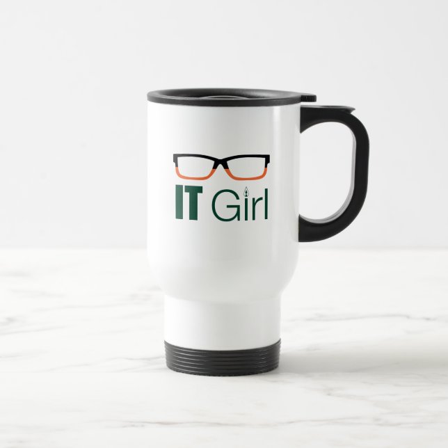 Pfeil | IT Girl Glasses Graphic Reisebecher (Rechts)