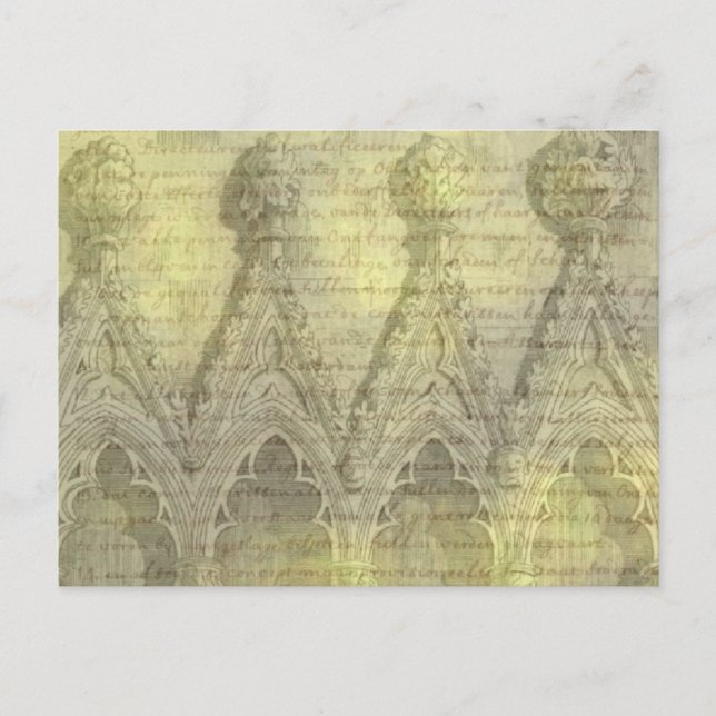 Pfeil nach Postkarte (Vorderseite)