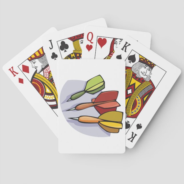 Pfeil-Spielkarten Spielkarten (Rückseite)