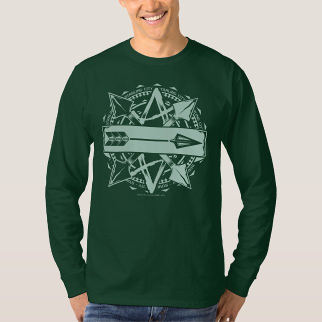 Pfeil | Starling City Arrow Abzeichen T-Shirt (Vorderseite)