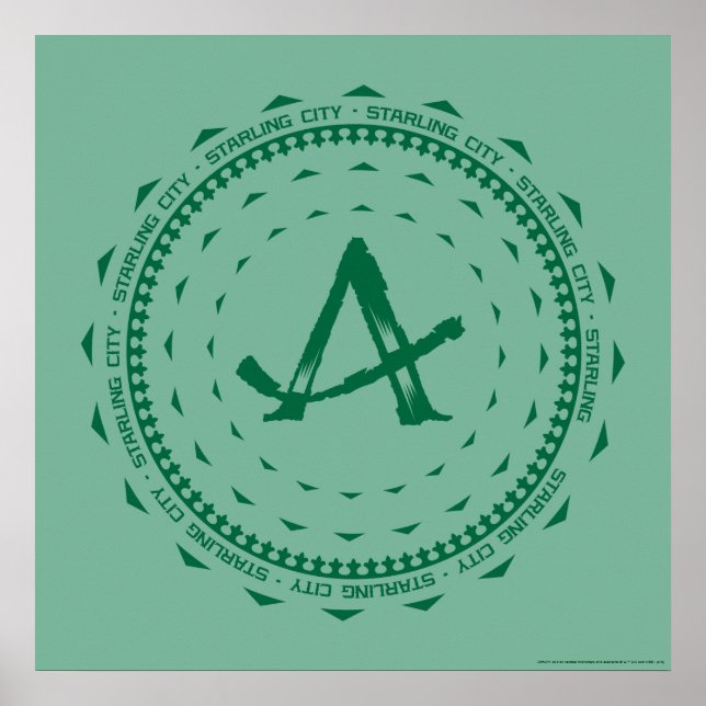 Pfeil | Starling City Arrow-Logo Poster (Vorne)