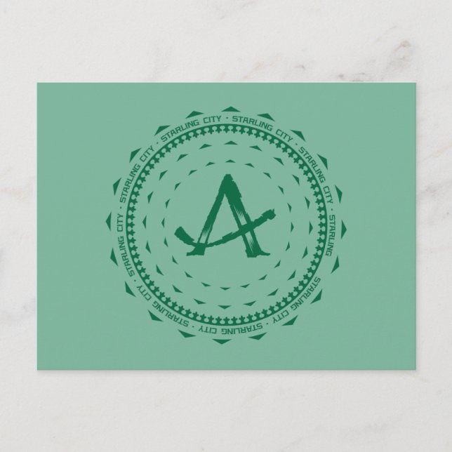 Pfeil | Starling City Arrow-Logo Postkarte (Vorderseite)