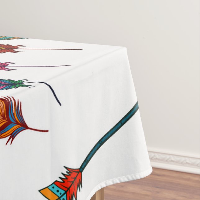 Pfeil und Federn Tischdecke (Beispiel)